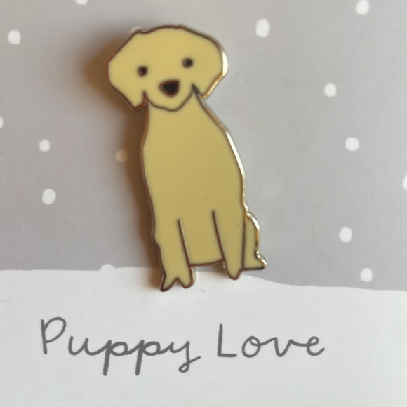 Puppy Love Enamel Pin - Picture 3 of 5